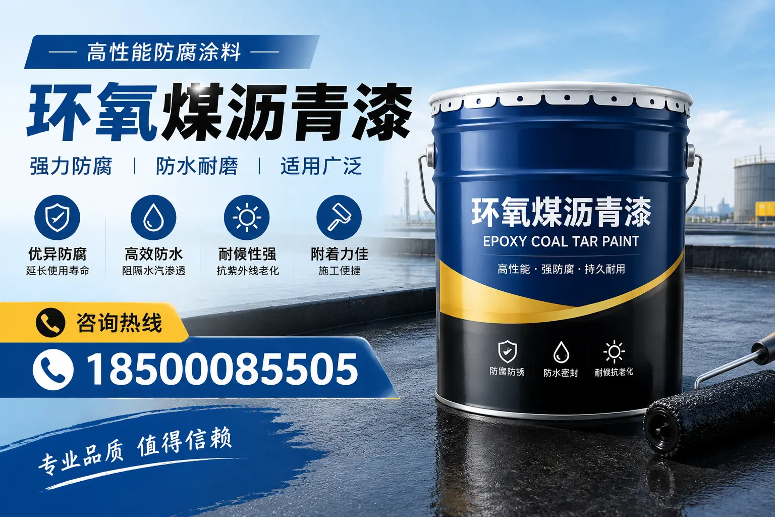 环氧煤沥青漆的主要成分与功能，红河用户深度了解