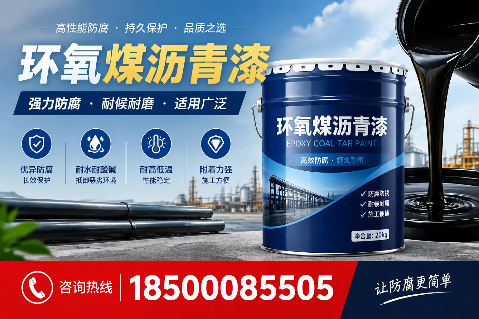 环氧煤沥青漆在不同气候条件下的表现分析，红河适用性